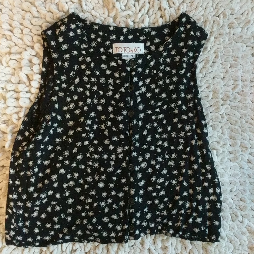 Vintage Crop top Size Small Petite